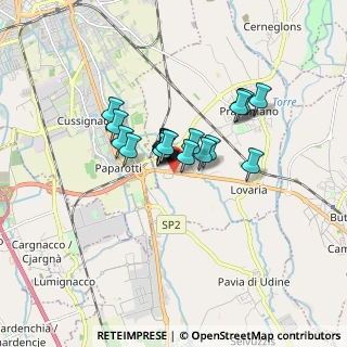 Mappa Via Nazionale, 33042 Udine UD, Italia (1.064)