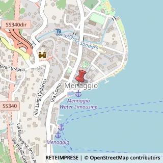 Mappa Piazza Giuseppe Garibaldi, 12, 22017 Menaggio, Como (Lombardia)