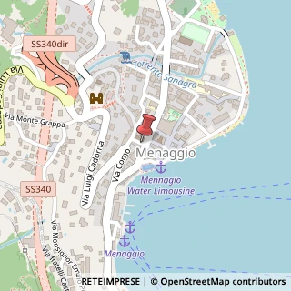 Mappa Via Enrico Caronti, 1, 22017 Menaggio, Como (Lombardia)