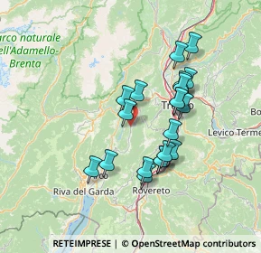 Mappa Via San Pietro, 38076 Lasino TN, Italia (12.0035)