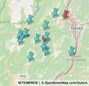 Mappa Via S. Pietro, 38076 Lasino TN, Italia (6.836)