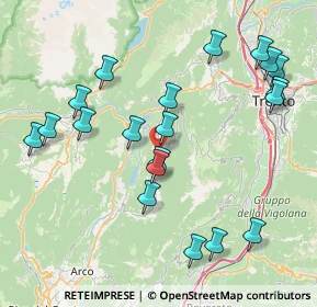 Mappa Via San Pietro, 38076 Lasino TN, Italia (8.72)