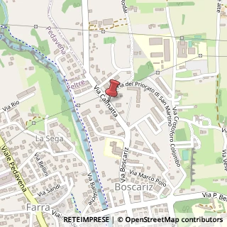 Mappa Via Calzamatta, 22, 32032 Feltre, Belluno (Veneto)