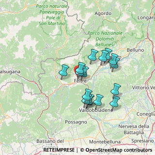 Mappa Viale Pedavena, 32032 Feltre BL, Italia (11.50063)