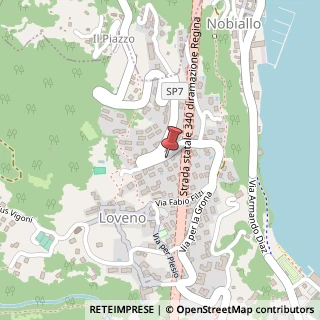 Mappa Via per la Grona, 57, 22017 Menaggio, Como (Lombardia)