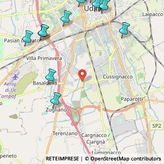 Mappa Via della Tomba Antica, 33030 Campoformido UD, Italia (3.53588)