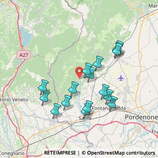 Mappa Via Ruals, 33070 Polcenigo PN, Italia (7.25313)