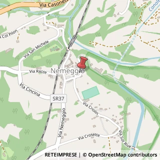 Mappa Via Don Forcellini, 9, 32032 Feltre, Belluno (Veneto)