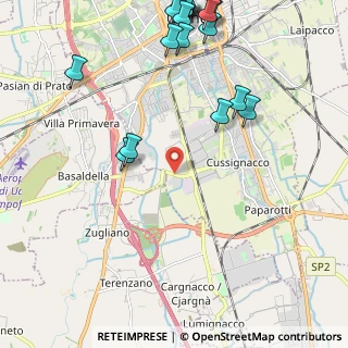 Mappa Via Gonars, 33100 Udine UD, Italia (3.003)