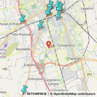 Mappa Via Gonars, 33100 Udine UD, Italia (3.12455)
