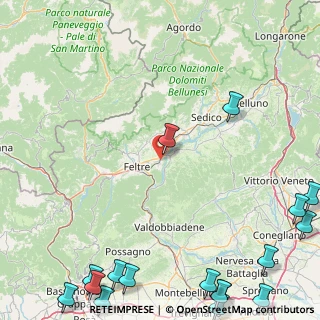 Mappa 32032 Nemeggio BL, Italia (30.914705882353)