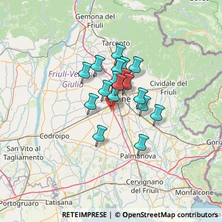 Mappa Vicolo della Fornace, 33030 Campoformido UD (9.04889)