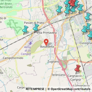 Mappa Via Moro Romano, 33030 Campoformido UD (3.753)
