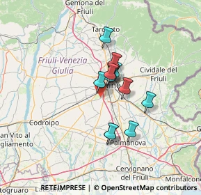 Mappa Via Moro Romano, 33030 Campoformido UD (9.00583)