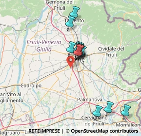 Mappa Via Moro Romano, 33030 Campoformido UD (11.67429)