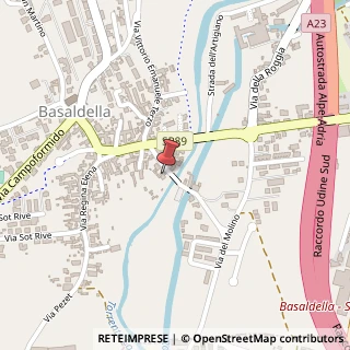Mappa Via Zugliano, 12, 33030 Campoformido, Udine (Friuli-Venezia Giulia)