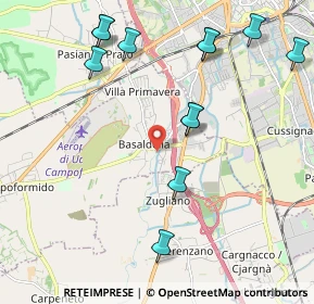Mappa Via Zugliano, 33030 Campoformido UD, Italia (2.355)