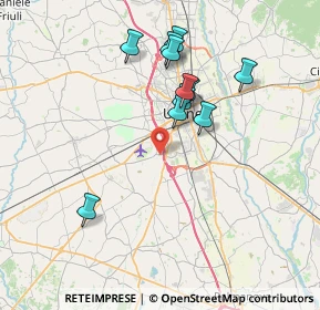 Mappa Via Zugliano, 33030 Campoformido UD, Italia (6.81818)