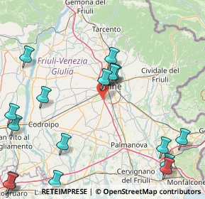 Mappa Via Zugliano, 33030 Campoformido UD, Italia (21.98353)