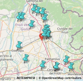 Mappa Via Zugliano, 33030 Campoformido UD, Italia (15.7655)