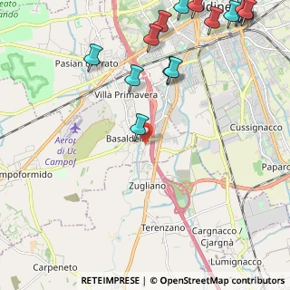 Mappa Via del Molino, 33030 Campoformido UD, Italia (3.16)
