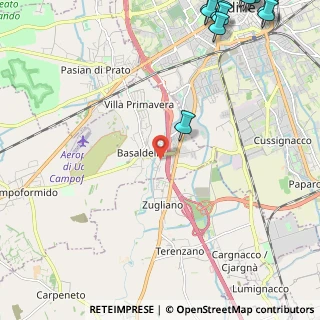 Mappa Via del Molino, 33030 Campoformido UD, Italia (4.006)