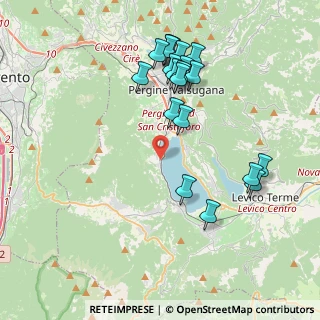 Mappa Via di mezzoLago, 38057 Calceranica al Lago TN, Italia (4.0705)