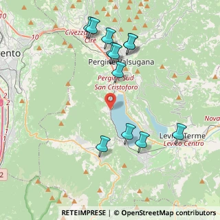 Mappa Via di mezzoLago, 38057 Calceranica al Lago TN, Italia (4.20333)