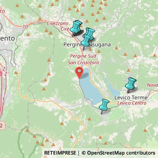 Mappa Via di mezzoLago, 38057 Calceranica al Lago TN, Italia (4.42333)