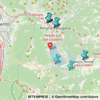 Mappa Via di mezzoLago, 38057 Calceranica al Lago TN, Italia (4.46833)