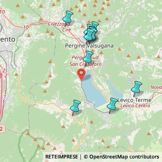 Mappa Via di mezzoLago, 38057 Calceranica al Lago TN, Italia (4.22091)