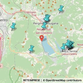 Mappa Via di mezzoLago, 38057 Calceranica al Lago TN, Italia (5.01467)