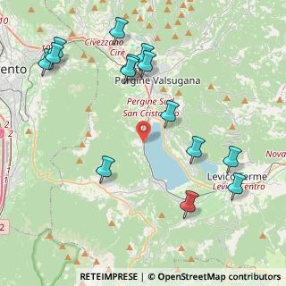 Mappa Via di mezzoLago, 38057 Calceranica al Lago TN, Italia (4.83357)