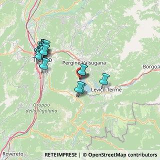 Mappa Via di mezzoLago, 38057 Calceranica al Lago TN, Italia (7.645)