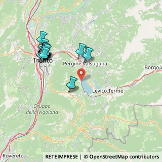 Mappa Via di mezzoLago, 38057 Calceranica al Lago TN, Italia (8.1025)