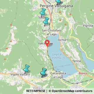 Mappa Via di mezzoLago, 38057 Calceranica al Lago TN, Italia (3.65167)