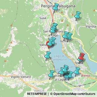 Mappa Via di mezzoLago, 38057 Calceranica al Lago TN, Italia (2.235)
