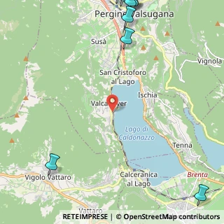 Mappa Via di mezzoLago, 38057 Calceranica al Lago TN, Italia (3.93167)