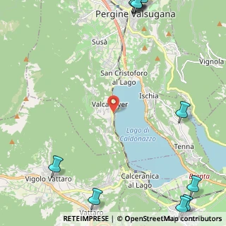 Mappa Via di mezzoLago, 38057 Calceranica al Lago TN, Italia (3.91154)