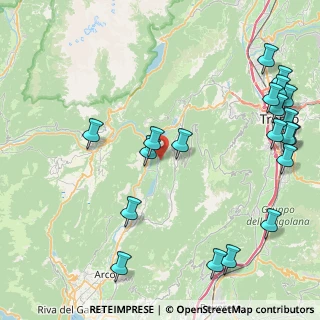 Mappa Via San Siro, 38074 Pietramurata TN, Italia (11.0555)