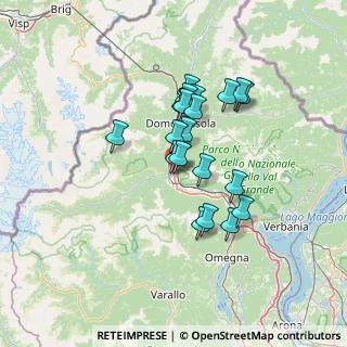 Mappa Localita' Cartiera s, 28885 Piedimulera VB, Italia (10.7435)