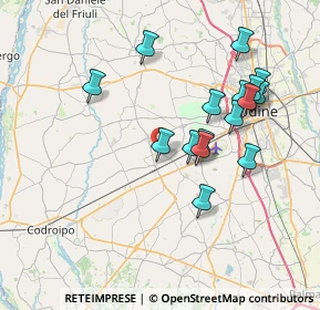 Mappa Via Guglielmo Oberdan, 33031 Basiliano UD, Italia (7.09938)