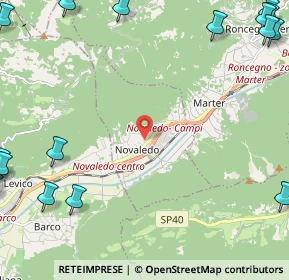 Mappa Via Ghiaie, 38050 Novaledo TN, Italia (3.9835)