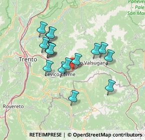 Mappa Via Ghiaie, 38050 Novaledo TN, Italia (12.07875)