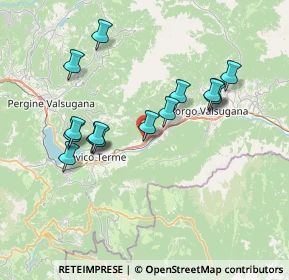 Mappa Via Ghiaie, 38050 Novaledo TN, Italia (6.852)