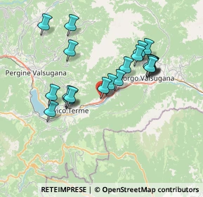 Mappa Via Ghiaie, 38050 Novaledo TN, Italia (6.6475)