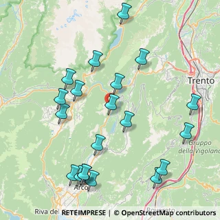 Mappa Viale Daino, 38074 Dro TN, Italia (9.42)