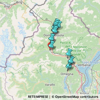 Mappa Via Martiri dell'Alpe Meccia, 28885 Piedimulera VB, Italia (11.97533)