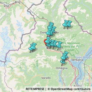 Mappa Via Martiri dell'Alpe Meccia, 28885 Piedimulera VB, Italia (10.52647)
