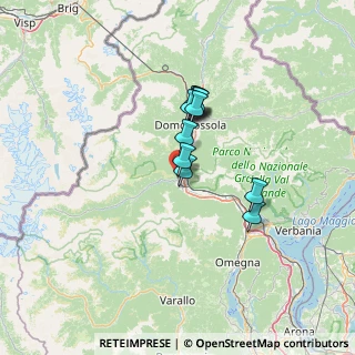 Mappa Via Martiri dell'Alpe Meccia, 28885 Piedimulera VB, Italia (9.35455)